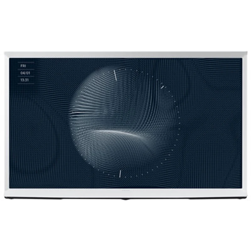 Samsung The Serif 43" 4K UHD HDR QLED Tizen Smart TV (QN43LS01BAFXZC) - 2022 - Cloud White