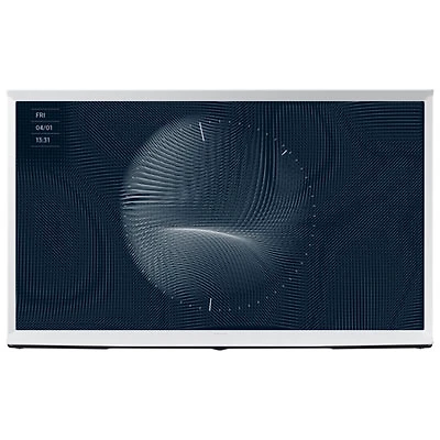 Samsung The Serif 43" 4K UHD HDR QLED Tizen Smart TV (QN43LS01BAFXZC) - 2022 - Cloud White