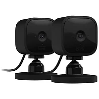 Blink Mini Wi-Fi Indoor 1080p IP Camera - 2 Pack - Black