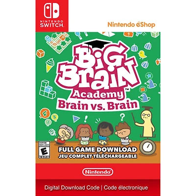 Big Brain Academy: Brain vs. Brain (Switch) - Digital Download
