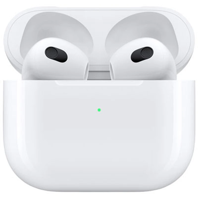 Open Box - Apple AirPods (3rd generation) In-Ear True Wireless Earbuds with MagSafe Charging Case - White