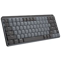 Logitech MX Mechanical Mini Wireless Compact Backlit Tactile Keyboard - Graphite