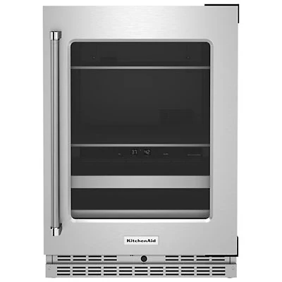 KitchenAid Undercounter 4.9 Cu. Ft. Freestanding Beverage Centre (KUBR314KSS) - Stainless Steel