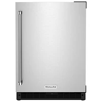 KitchenAid Undercounter 5.0 Cu. Ft. Freestanding Bar Fridge (KURR114KSB) - Stainless Steel