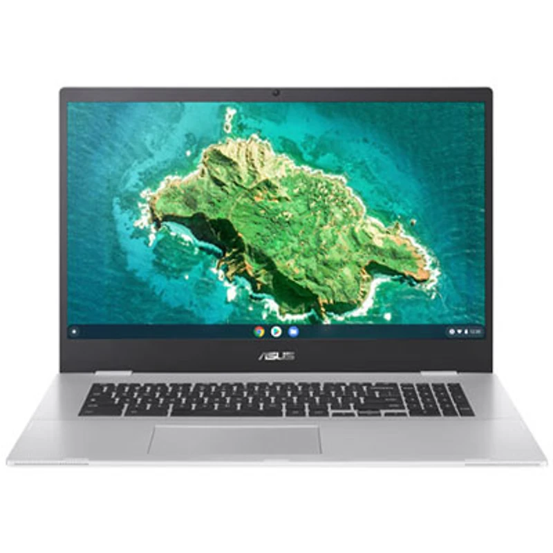 ASUS 17.3" Chromebook - Transparent Silver (Intel Pentium Silver N6000/128GB eMMC/8GB RAM/ChromeOS)