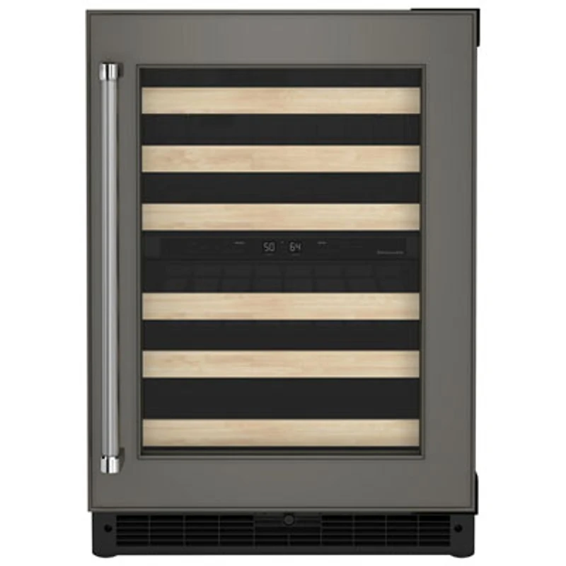 KitchenAid 46-Bottle Freestanding Dual Temperature Zone Wine Cellar (KUWR214KPA) - Panel Ready