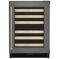 KitchenAid 46-Bottle Freestanding Dual Temperature Zone Wine Cellar (KUWR214KPA) - Panel Ready