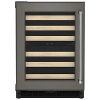 KitchenAid 46-Bottle Freestanding Dual Temperature Zone Wine Cellar (KUWL214KPA) - Panel Ready