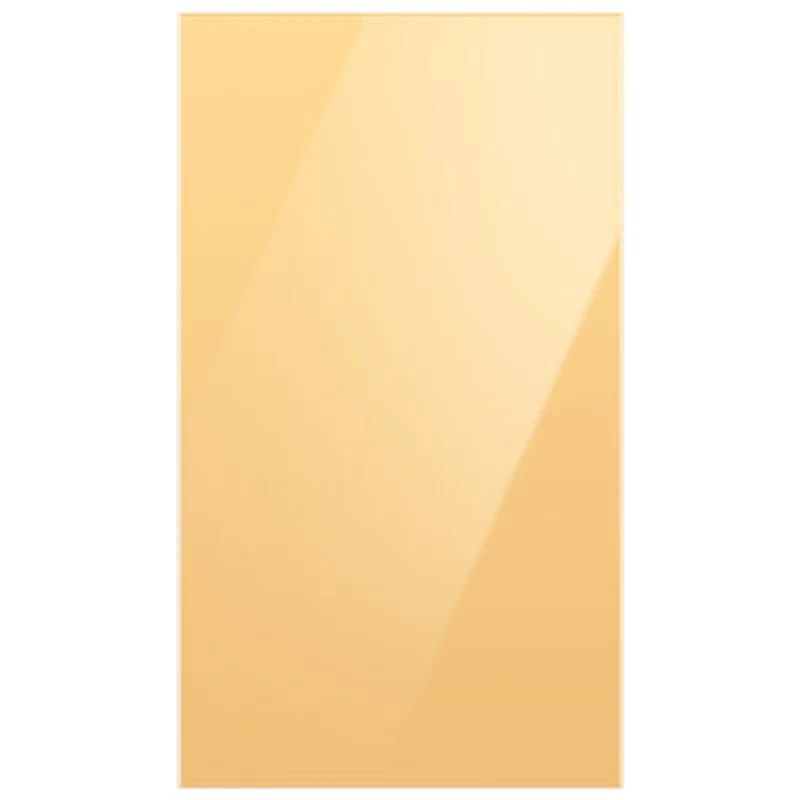 Samsung Panel for BESPOKE 4-Door Flex French Refrigerator - Bottom Panel - Sunrise Yellow Glass