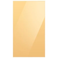 Samsung Panel for BESPOKE 4-Door Flex French Refrigerator - Bottom Panel - Sunrise Yellow Glass