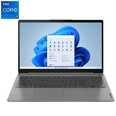 Lenovo IdeaPad 3i 15.6" Laptop - Arctic Grey (Intel Core i7-1255U/512GB SSD/12GB RAM/Windows 11)
