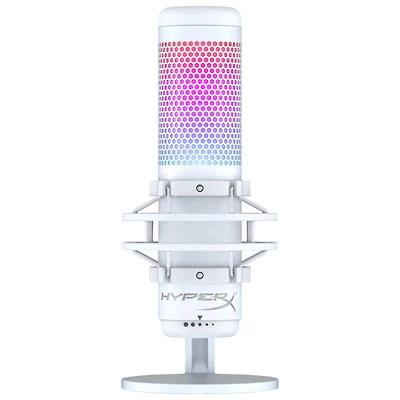HyperX QuadCast S USB Condenser Microphone - White