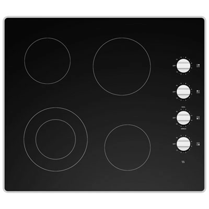Moffat 24" 4-Element Built-In Electric Cooktop (MCP2024DXBB) - Black