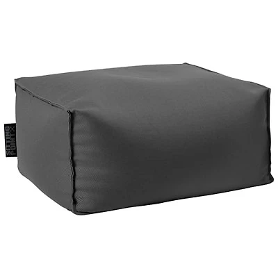 Gouchee Home Chamonix Polyester Pouf - Charcoal