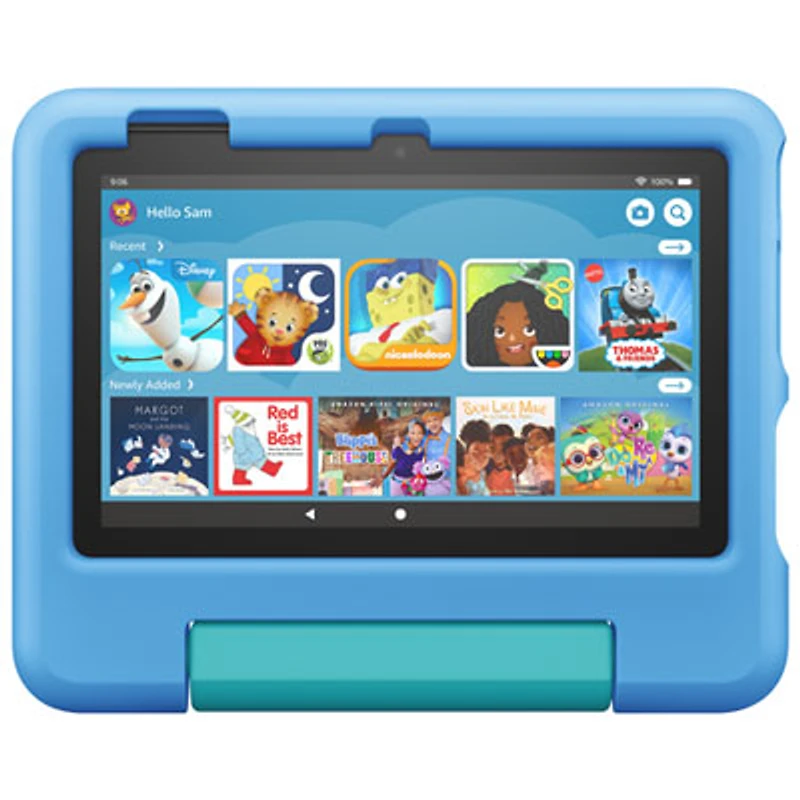Amazon Fire 7 Kids Edition (2022) 7" 16GB FireOS Tablet with MTK/MT8168 4-Core Processor - Blue
