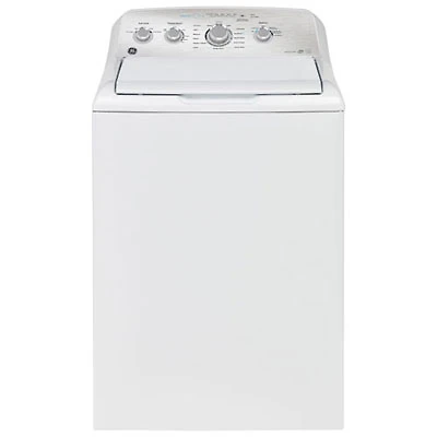 GE 5.0 Cu. Ft. High Efficiency Top Load Washer (GTW550BMRWS) - White - Open Box - Perfect Condition