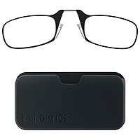 ThinOptics Black Pod & Reading Glasses with +2.5 Lens Strength