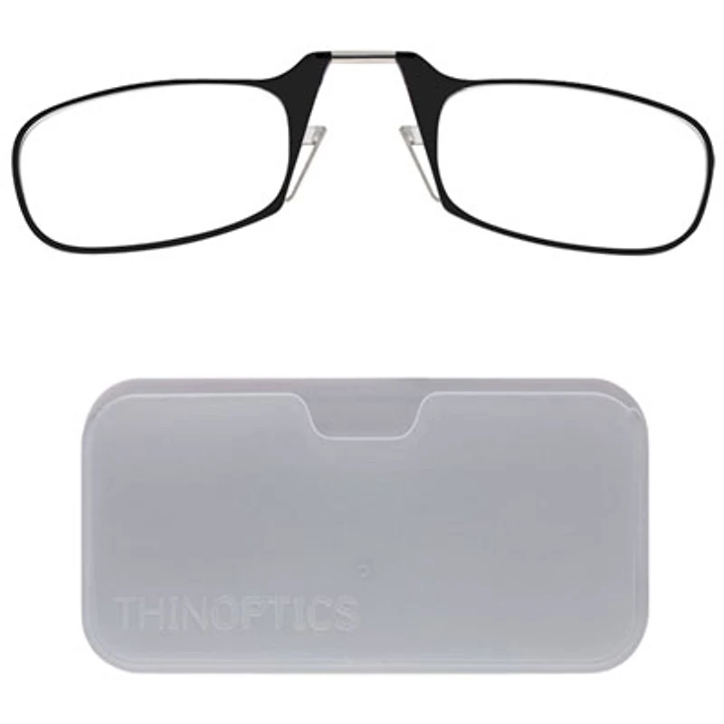 ThinOptics White Pod & Reading Glasses with +1.5 Lens Strength