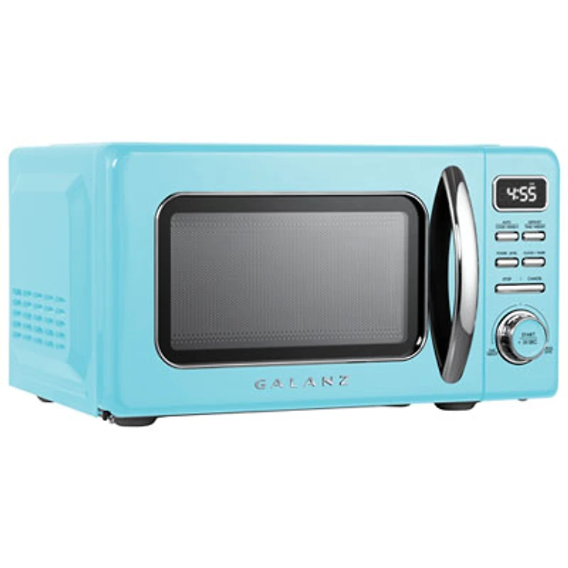 Galanz Retro 0.7 Cu.FT. Microwave (GLCMKZ07BER07) - Bebop Blue