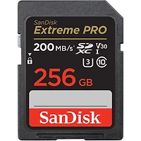 SanDisk Extreme Pro 256GB 200MB/s SDXC Memory Card