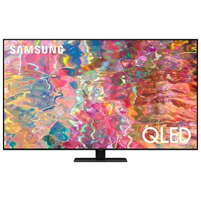Open Box - Samsung 50" 4K UHD HDR QLED Tizen Smart TV (QN50Q80BAFXZC) - Titan Black