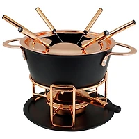 Swissmar Realp 11-Piece Aluminum Fondue Set (F66430) - Copper