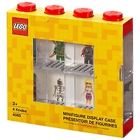 LEGO 8 Minifigure Display Case - Red (40650001)