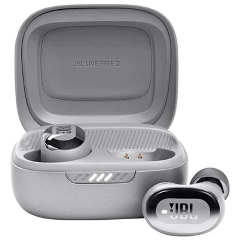 JBL Live Free 2 In-Ear Noise Cancelling True Wireless Earbuds - Silver