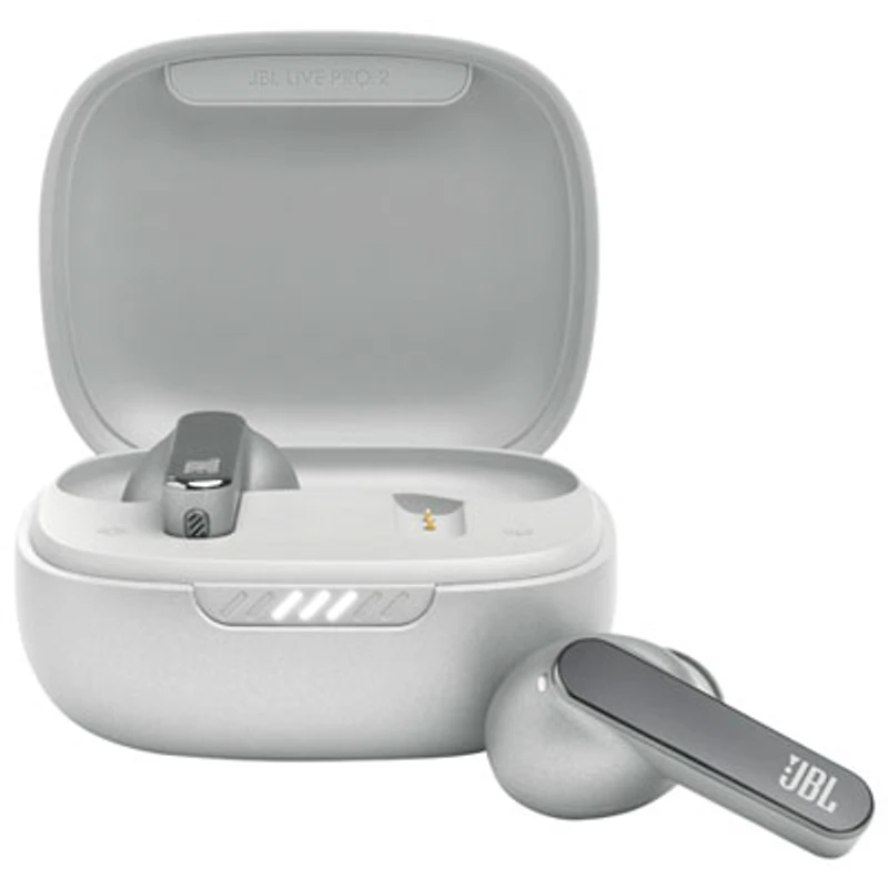JBL Live Pro 2 In-Ear Noise Cancelling True Wireless Earbuds - Silver