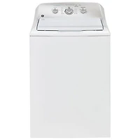 GE 4.4 Cu. Ft. High Efficiency Top Load Washer (GTW331BMRWS) -White -Open Box -Scratch & Dent
