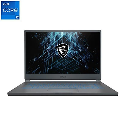 Open Box - MSI Stealth 15M 15.6" Gaming Laptop -Grey (Intel Core i7-11375H/512GB SSD/16GB RAM/ RTX 3060)