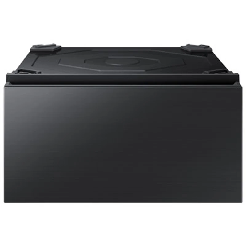 Samsung BESPOKE 27" Laundry Pedestal (WE502NV) - Black Stainless Steel