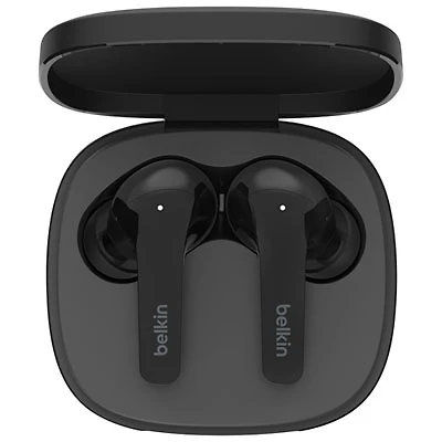 Belkin SoundForm Flow In-Ear Noise Cancelling True Wireless Earbuds - Black