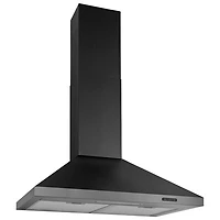 Broan 30" Wall Mount Range Hood (EW4830BLS) - Black Stainless Steel