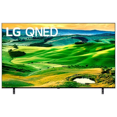 Open Box - LG 65" 4K UHD HDR QNED webOS Smart TV (65QNED80UQA) - 2022 - Dark Titan Silver/Ashed Blue