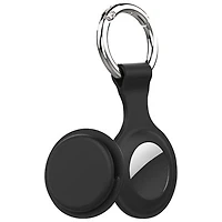 LBT 2-in-1 Silicone Keyring and Holder for AirTag - Black