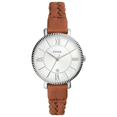 Fossil Jacqueline 36mm Women's Fashion Watch - Brown/Silver