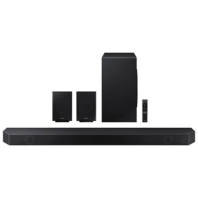Open Box - Samsung HW-Q990B 656-Watt 11.1.4 Channel Sound Bar with Wireless Subwoofer & Up-Firing Rear Speakers