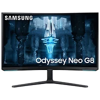 Open Box - Samsung Odyssey Neo G8 32" 4K UHD 240Hz 1ms GTG Curved VA LED Gaming Monitor (LS32BG852NNXGO)