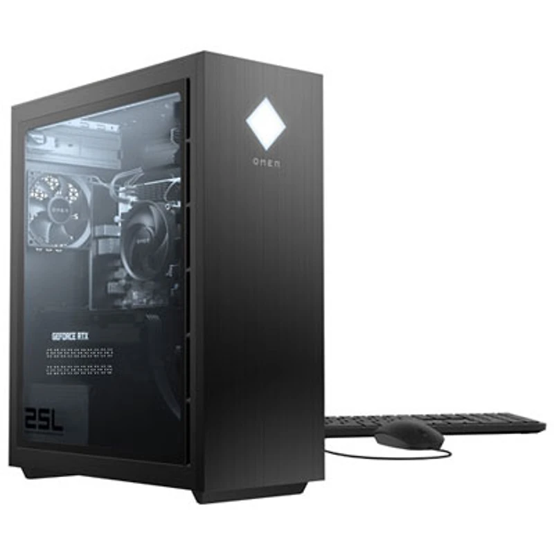 Open Box - HP OMEN 25L Gaming PC (AMD Ryzen 5 5600X/512GB SSD/16GB RAM/RTX 3060 Ti)
