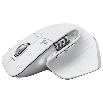 Logitech MX Master 3S Bluetooth Optical Mouse for Mac - Pale Grey