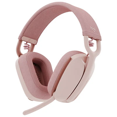 Logitech Zone Vibe 100 Wireless Headset with Microphone - Rose