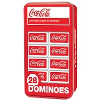 Coca-Cola Double-Six Dominoes Party Game - English