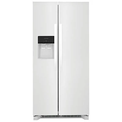 Open Box - Frigidaire 33" 22.3 Cu. Ft. Side-By-Side Refrigerator (FRSS2323AW) -White -Perfect Condition