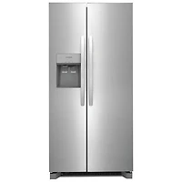 Open Box - Frigidaire 33" 22.3 CuFt Side-By-Side Refrigerator (FRSS2323AS) -Stainless Steel -Perfect Condition