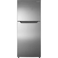 Open Box - Insignia 24" 10.1 CuFt Top Freezer Refrigerator (NS-RTM10SS2-C) -Stainless Steel -Perfect Condition