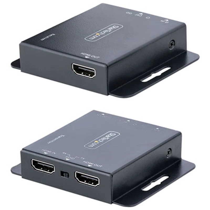 StarTech 4K HDMI Extender Over CAT6/CAT5 Ethernet Cable (EXTEND-HDMI-4K40C6P1) - Black