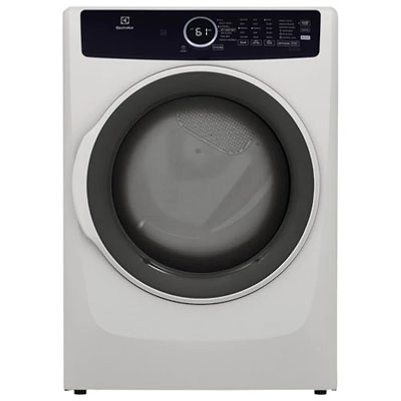 Open Box - Electrolux 8.0 Cu. Ft. Electric Steam Dryer (ELFE743CAW) - White - Scratch & Dent