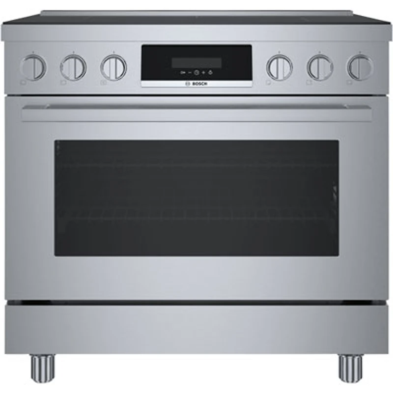 Bosch 800 Series 36" True Convection 5-Element Induction Range (HIS8655C) - Stainless Steel