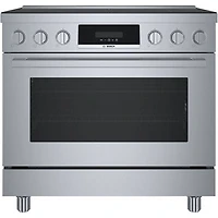 Bosch 800 Series 36" True Convection 5-Element Induction Range (HIS8655C) - Stainless Steel